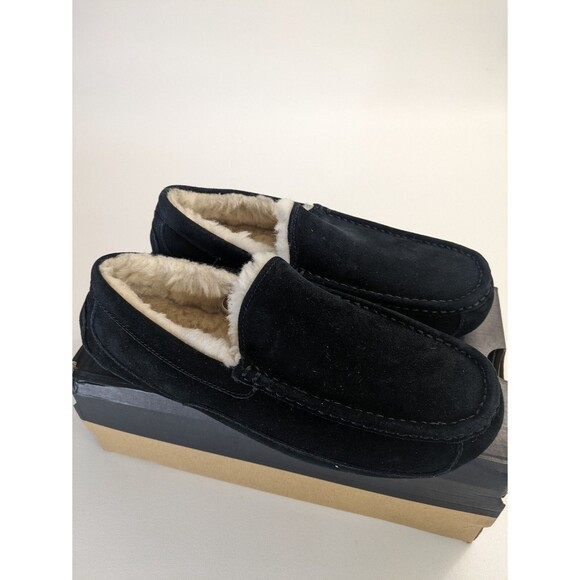 UGG Men\'s Ascot Slipper, Black, 9 US main image 11